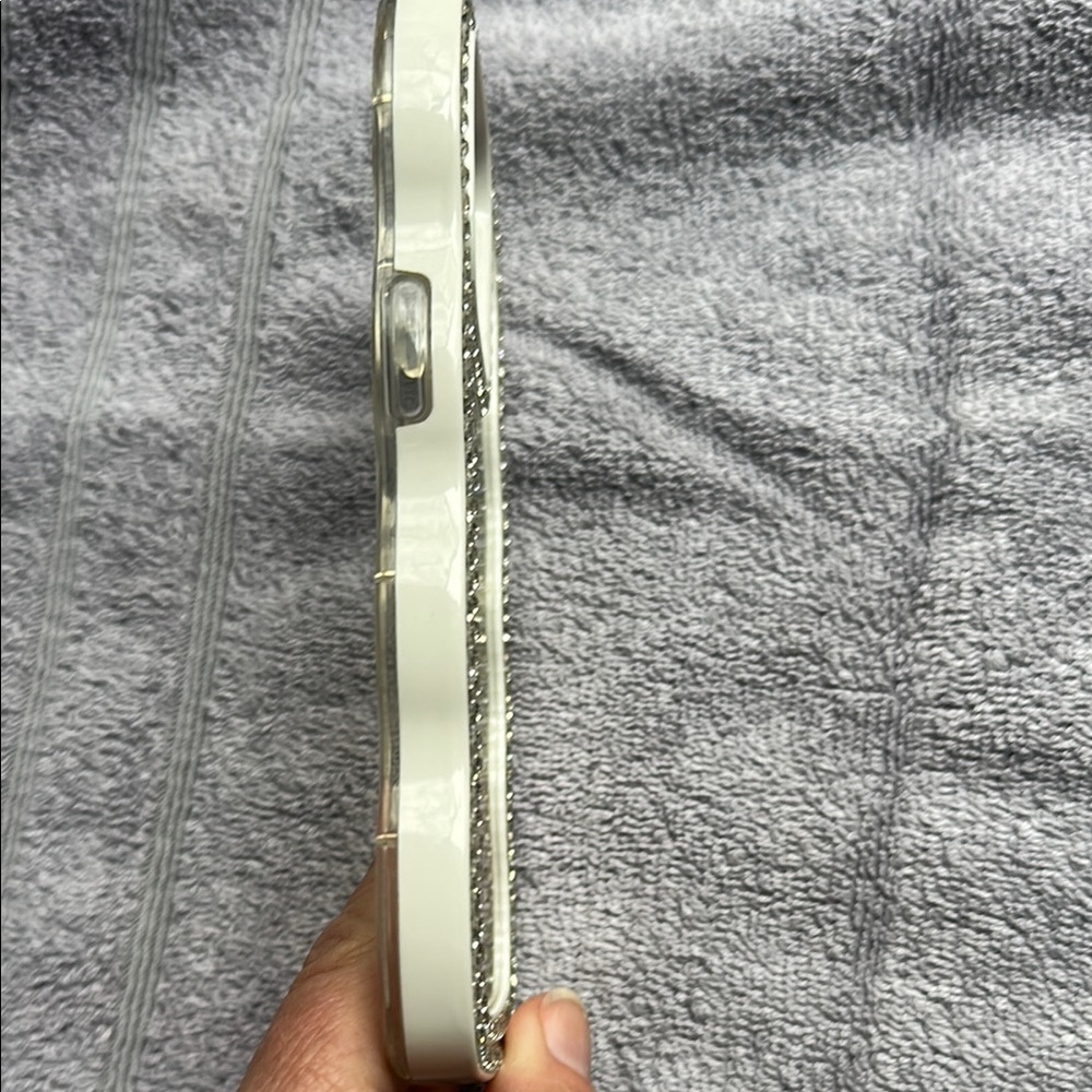 I phone 14 pro Sparkling Rhinestone Smartphone Case with Clear Base - Picture 3 of 12